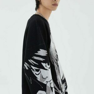 anime girl sweater   youthful & vibrant streetwear icon 4916