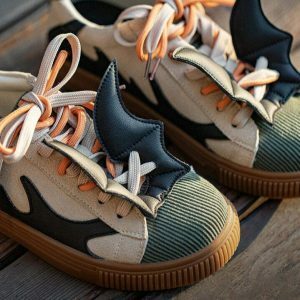 bat wings inspired shoes dynamic & youthful design 2110