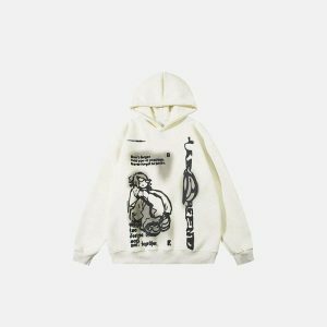 bored youth hoodie youthful bored graphic hoodie streetwise & trendy 2097