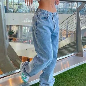 chic baggy jeans for women youthful & streetwise fit 3018