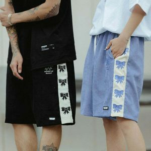 chic bowknot baggy shorts youthful & trendy design 2241