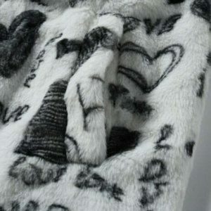 chic heart furry jacket   cozy & iconic y2k style 6161