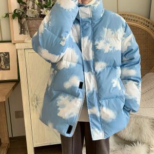 cloudy winter puffer jacket chic & cozy essential 4850