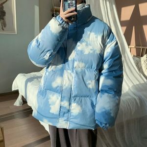 cloudy winter puffer jacket chic & cozy essential 8893