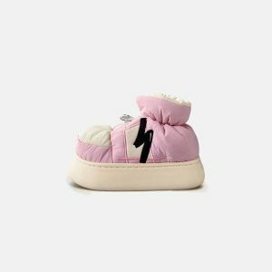 cozy thick plush slippers warm 3773