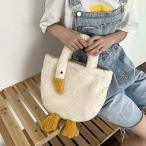 cute goose shaped bag   quirky & youthful street style 7183