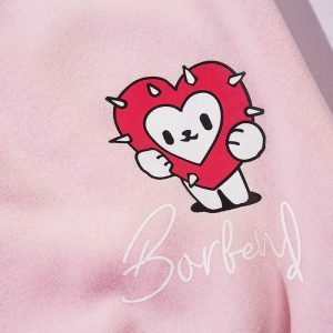 cute oversized puppy hoodie   youthful & cozy streetwear 2826