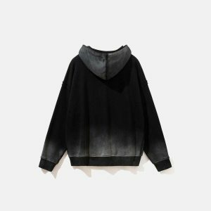 dark gradient hoodie sleek wash & urban appeal 1089