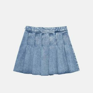 denim flades mini skirt youthful denim mini skirt iconic flades design 3266