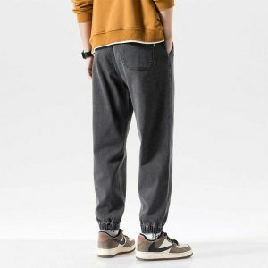 denim joggers baggy jeans youthful & sleek streetwear staple 2627