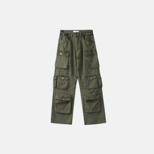 dynamic all over pockets cargo pants urban & sleek design 4175