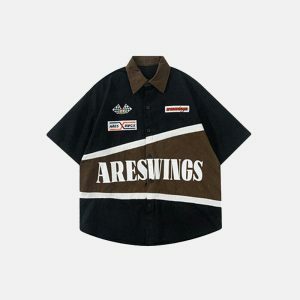 dynamic areswings racing shirt   youthful urban style 3638