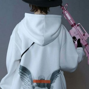 dynamic disintegration hoodie   youthful urban style 2594