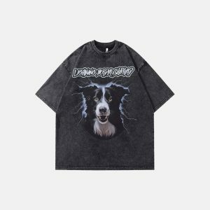 dynamic lightning border shepherd tee   youthful urban style 1972