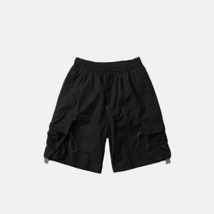 dynamic multi pocket cargo shorts   streetwear essential 4971