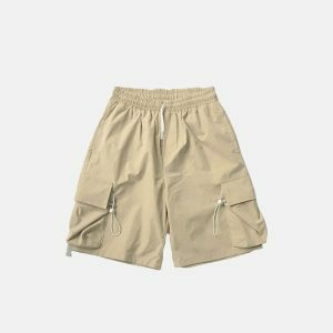 dynamic multi pocket cargo shorts   streetwear essential 6181