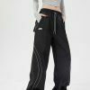 dynamic striped reflective joggers   baggy urban comfort 2737