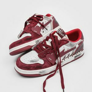 electrifying heart shoes   bold & youthful streetwear staple 4661