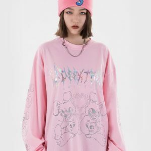 evil monster sweatshirt   youthful & bold streetwear icon 2793