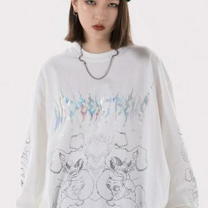 evil monster sweatshirt   youthful & bold streetwear icon 4930