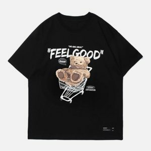 feel good bear tee youthful & iconic streetwear design 7696