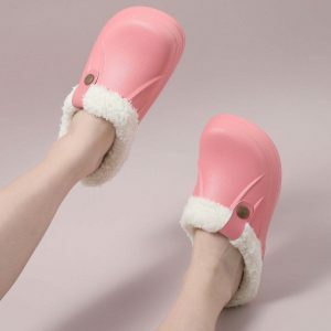 fuzzy waterproof slippers chic & cozy essential footwear 7511