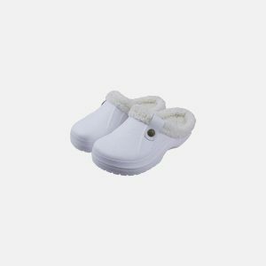 fuzzy waterproof slippers chic & cozy essential footwear 7605