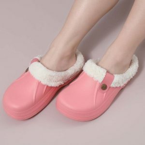 fuzzy waterproof slippers chic & cozy essential footwear 8473