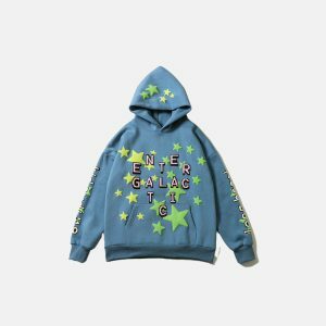 galactic hoodie youthful & dynamic space inspired design 6728