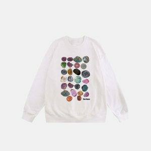 gemstone engraved sweatshirt unique & crafted design 3741