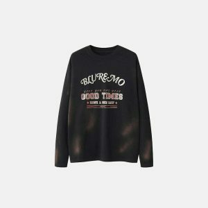 good times print sweatshirt youthful & iconic design 4454