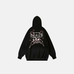 graphic gradient hoodie oversized & youthful streetwear 7523