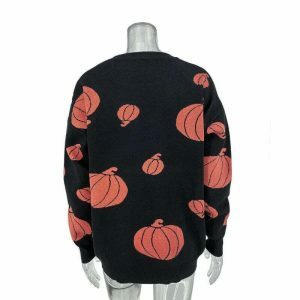 halloween pumpkin sweater oversized & youthful design 6142