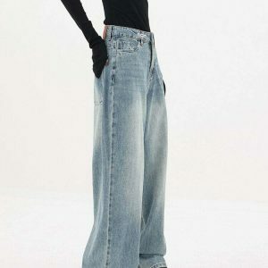 highwaist vintage jeans bf style chic & youthful look 1403