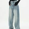 highwaist vintage jeans bf style chic & youthful look 2187