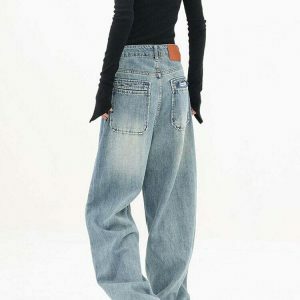 highwaist vintage jeans bf style chic & youthful look 5213