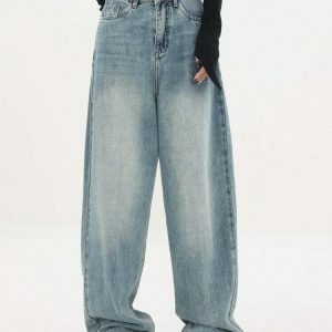 highwaist vintage jeans bf style chic & youthful look 5670