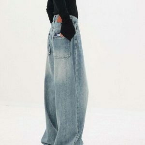 highwaist vintage jeans bf style chic & youthful look 8069