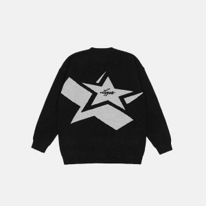 iconic avenue of stars sweater   urban chic & youthful 3184