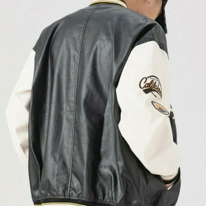 iconic california varsity jacket   youthful & urban style 3687