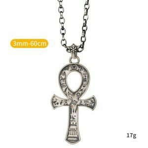 iconic egyptian anka cross pendant timeless & chic 5814