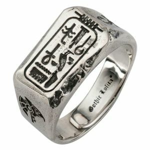 iconic egyptian pharaoh anubis ring   timeless crafted design 5316