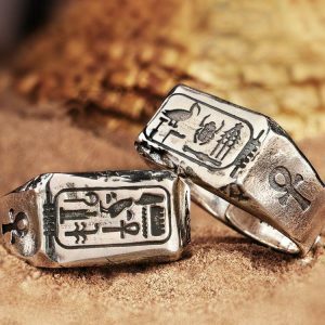 iconic egyptian pharaoh anubis ring   timeless crafted design 5360