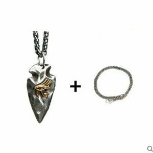 iconic eye of horus spear necklace   ancient charm meets urban 4534