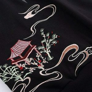 iconic japanese museum hoodie   youthful & urban design 1535
