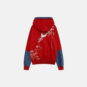 iconic japanese museum hoodie   youthful & urban design 4286