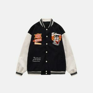 iconic joker varsity jacket   youthful & edgy streetwear 3027