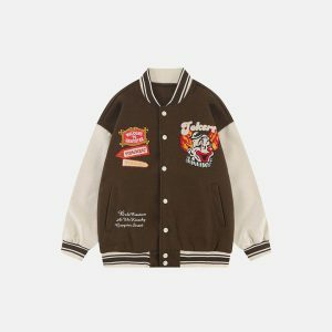 iconic joker varsity jacket   youthful & edgy streetwear 5957