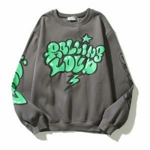 iconic rolling loud sweatshirt youthful streetwear vibe 4438