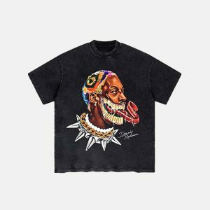 iconic spoof rodman tee   youthful & edgy streetwear 3881